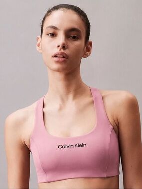 Calvin Klein Mauve Pink Racerback Sports Bra